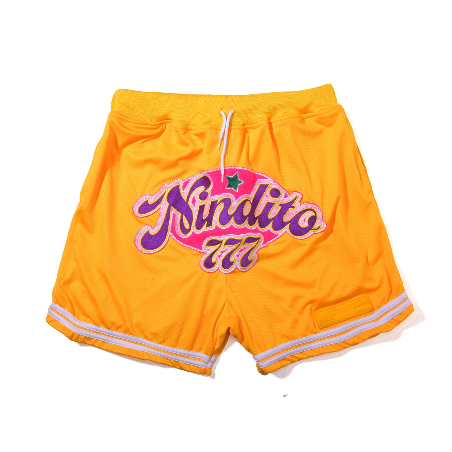 HOMETEAM SHORTS IN MUSTARD
