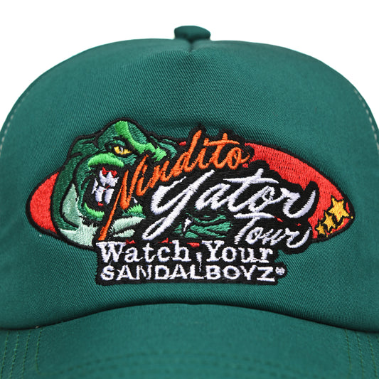 NINDITO x SANDALBOYZ GATOR CAP GREEN