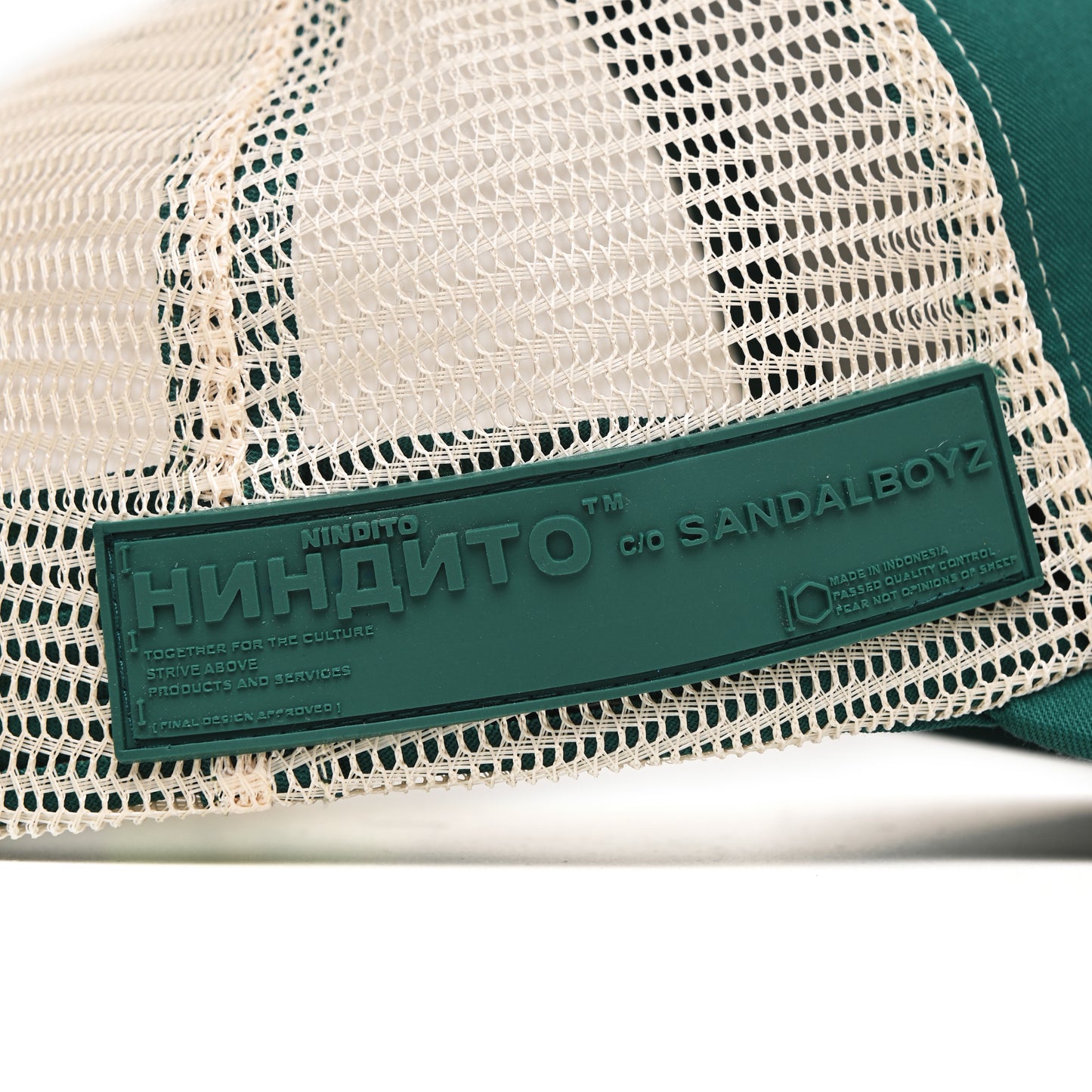 NINDITO x SANDALBOYZ GATOR CAP GREEN