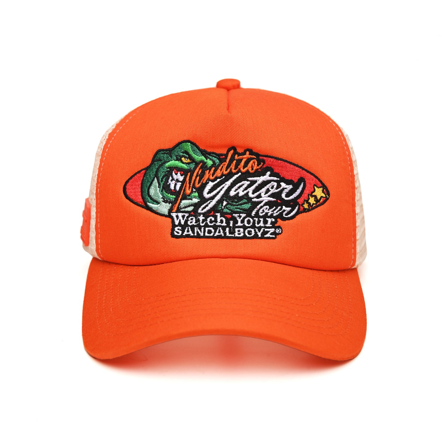 NINDITO X SANDALBOYZ GATOR CAP ORANGE