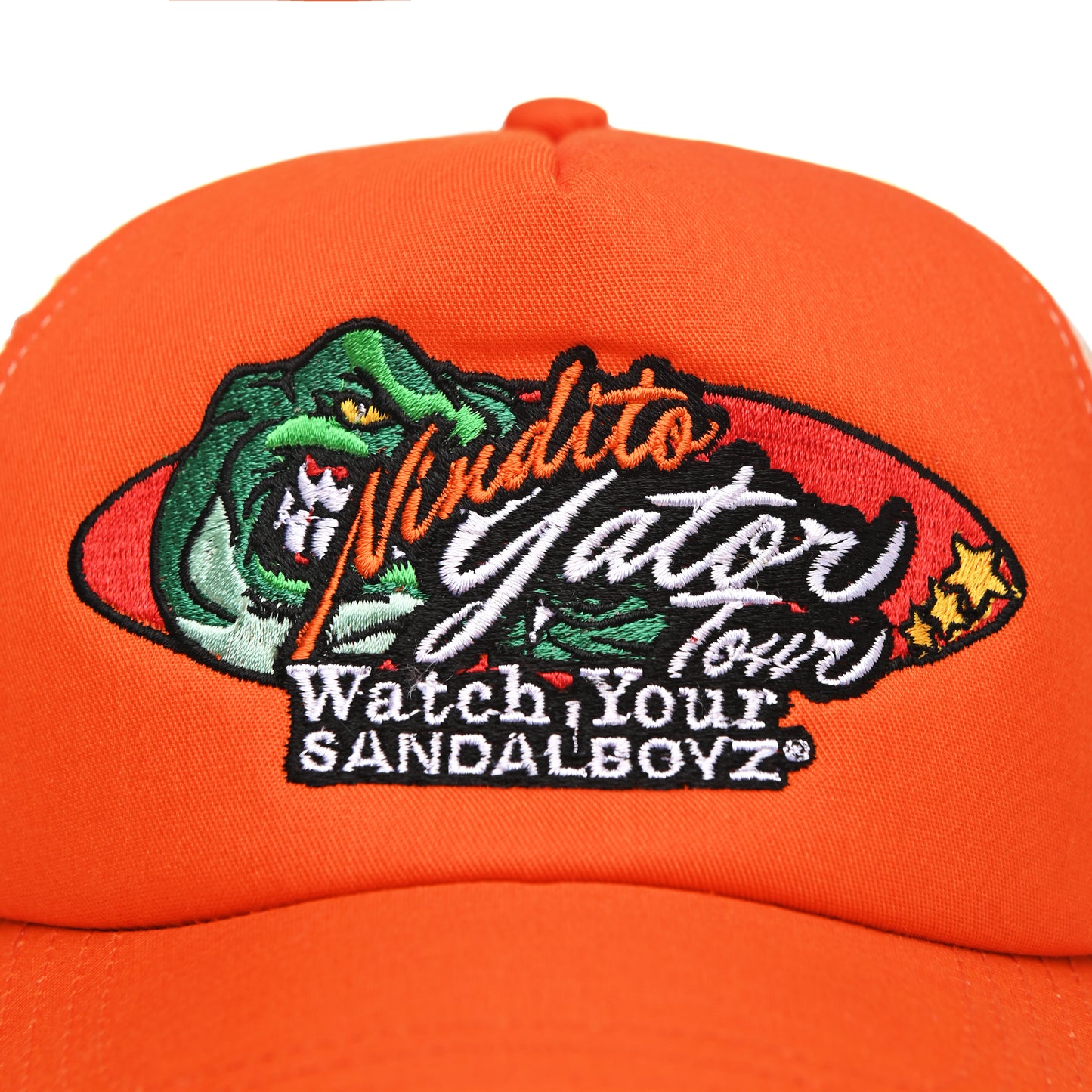 NINDITO X SANDALBOYZ GATOR CAP ORANGE